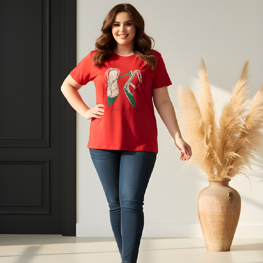 Red Graphic T-Shirt